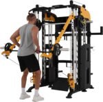 Altas Strength 3061B Smith Machine with Lever Arms & Cable System | All-in-one Smith machine with lever arms, 2:1 pulley system, squat rack, and full-body strength training. - Image 8