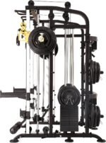 Altas Strength M810 Smith Machine Home Gym, 2:1 Pulley, 1000 lb Capacity | Guided full-body strength system for safer solo lifting, progressive overload, and space-saving home or light commercial use - Image 3