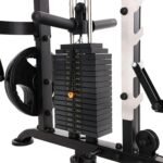Altas Strength M810 Smith Machine Home Gym, 2:1 Pulley, 1000 lb Capacity | Guided full-body strength system for safer solo lifting, progressive overload, and space-saving home or light commercial use - Image 4