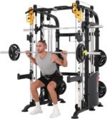 Altas Strength M810 Smith Machine Home Gym, 2:1 Pulley, 1000 lb Capacity | Guided full-body strength system for safer solo lifting, progressive overload, and space-saving home or light commercial use - Image 5