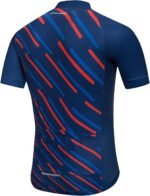 Cycling Jersey Men Bike Short Sleeve Tops S-3XL Full Zipper Reflective 3-Pockets - Image 3