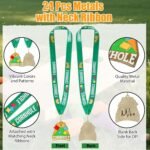 12/24/36 Pcs 2.56" Award Medals Bulk with Neck Ribbon Sport Winner Medal Trophy for Team Tournaments Prize Gift Participation Competition Party Favor - Image 4