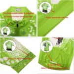 Cycling Jersey Men Bike Short Sleeve Tops S-3XL Full Zipper Reflective 3-Pockets - Image 5