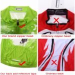 Cycling Jersey Men Bike Short Sleeve Tops S-3XL Full Zipper Reflective 3-Pockets - Image 6