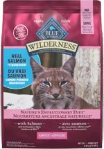 Blue Buffalo Wilderness with Salmon Natural High-Protein Grain-Free Dry Food for Adult Cats, Real Salmon First, Antioxidant-Rich LifeSource Bits Support Immunity, Promotes Strong Muscles,11 lbs. - Image 2