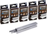 Bostitch Standard Staples, 1/4" Length,Full Strip Staples, 5000 Per Box, 5-Pack - Image 2