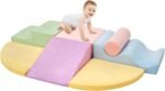 Climbing Toys for Toddlers, Toddler Climb Toys Indoor, 7-Piece Soft Foam Climbing Blocks Set, Toddler Playtime Corner Climber Indoor Foam Play Gym for Crawling and Sliding - Image 2