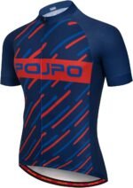 Cycling Jersey Men Bike Short Sleeve Tops S-3XL Full Zipper Reflective 3-Pockets - Image 2