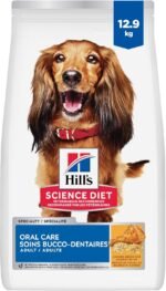 Hill's Science Diet Adult Oral Care Chicken, Rice & Barley Recipe Dry Dog Food 12.9 kg Bag | #1 Veterinarian Recommended, Chicken, Brown Rice, & Barley, 28.5 lb. Bag - Image 2