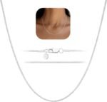 Silver Necklaces Chain for Women Women's S925 Sterling Silver 1mm/1.5mm Snake Choker Jewelry Gifts Femme Bijoux Argent Collier 16 18 20 22 Inch - Image 2