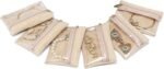 VLANDO Velvet Jewelry Pouch Bags with Zipper,Travel Jewelry Bags,6 Pcs | Clear Zipper Pockets,Soft Velvet Pouches,Individual Jewelry Storage,Tangle Reduction,Purse Organizer,Gift for Women Girl - Image 2