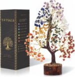 Yatskia 7 Chakra Tree - Crystal Tree of Life - Crystals and Healing Stones - Gifts for Women - Home Decor - Healing Crystals Room Decor - Housewarming Gifts - Spiritual Gift - Image 2