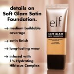 e.l.f. Soft Glam Foundation, 21 Light Neutral | Medium Coverage, Long-Lasting & Buildable Foundation For A Smooth, Satin Finish, Vegan & Cruelty-Free - Image 4