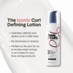 Love Ur Curls Curly Hair Products - Curl Cream Styler, Anti Frizz | Curl defining cream and leave in conditioner for curly hair, hydrating anti frizz styler with shea butter, 250 mL - Image 3