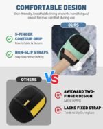 Magic Brush Glove Pet Hair, 2 Pack Removal Tool for Dogs and Cats | Electrostatic Magic Brush, Reusable, Grooming Needs, Fur Remover for Furniture, Clothes, Car Seats (Green) - Image 5