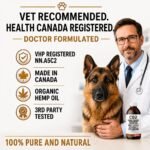 CB2 Hemp Oil for Dogs [225,000mg / 240mL / Organic] - Natural Hip and Joint Supplement for Dogs - Calming Anxiety Relief - Extra Strength for Pain, Inflammation, Arthritis, Stress, Aggression - Image 7