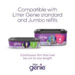 Litter Genie Style Cat Litter Disposal Pail with 14 ft Standard Refill | Odour-locking pail, holds up to 14 days of cat litter, and includes a Standard Refill lasting up to 2 months for 1 cat. - Image 4