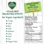 Baby Gourmet Vegetable Beef Bolognese, 16 × 128 mL Pouches | 7 Months+ | Organic Protein Meal | No Added Sugar or Salt | Canadian Brand - Image 7