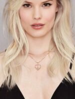 INFUSEU Heart Initial Necklaces for Women Girls, A-Z Letter Jewelry Rose Gold Romantic Gifts for Her - Image 10