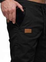 JMIERR Mens Pants Joggers with Pockets Casual Drawstring Twill Chino Pants | Jogging Pant, Cotton, Sweatpants, Track Pants, Hiking, Stretch, Tapered Pants, Relaxed Fit, Outdoor, Travel, Fall - Image 8
