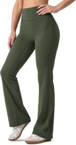 Willit Women's Flare Yoga Pant Hidden Scrunch Gym Leggings High Waisted Tummy Control Workout Leggings with Pockets - Image 3