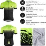 LAMEDA Men's Cycling Jersey Tight-Fitting Breathable Quick-Drying High-Elastic Cycling Top Shirt - Image 6