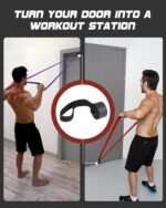 Fitense Resistance Bands Set - Pull Up Bands for Men Women, Workout Bands Resistance with Door Anchor, Training Poster & Pouch, Exercise Bands for Stretching/Therapy/Home Gym/Fitness - Image 8
