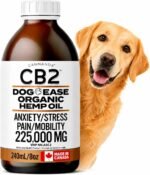 CB2 Hemp Oil for Dogs [225,000mg / 240mL / Organic] - Natural Hip and Joint Supplement for Dogs - Calming Anxiety Relief - Extra Strength for Pain, Inflammation, Arthritis, Stress, Aggression - Image 2