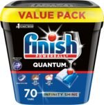 Finish Quantum Infinity Shine Dishwasher Detergent Pods, 70 Tabs - Image 2