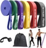 Fitense Resistance Bands Set - Pull Up Bands for Men Women, Workout Bands Resistance with Door Anchor, Training Poster & Pouch, Exercise Bands for Stretching/Therapy/Home Gym/Fitness - Image 2