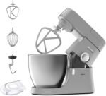 Kenwood KVL4100S Chef XL Planetary Pastry Processor, Blender Food Processor, 1200 W, Large 6.7 Litre Bowl, 3 Mixing Accessories, Electronic Speed Adjustment and Pulse, Steel, Silver - Image 2