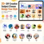 Entina Tina2C Mini 3D Printer Starter Bundle for Kids & Beginners, Fully Assembled, Auto Leveling, Easy Setup, WiFi & App Control, 3000+ Model Library, 20+ Creative DIY Modules, Includes 4-Color PLA - Image 5