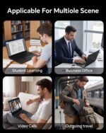 15.6 Inch AI Laptop with Office 365 12GB RAM 256GB SSD(Dark Gray) - Image 10