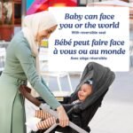 Graco Modes Nest Travel System, 3-in-1 Baby Stroller and Car Seat Combo with SnugRide SnugLock 35 Elite Infant Car Seat, Rear-Facing from 1.8-16 kg (4-35 lb), Nico - Image 3