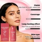 Color Changing Foundation, Foundation Korean Skin Tone Adapting Liquid Foundations, Moisturizing, Natural Finish Cover for All Skin Tones (2PCS) - Image 4