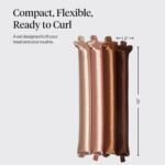 Kitsch Satin Flexi Rod Heatless Hair Curler Set 4pcs - Rosewood - Image 4