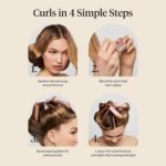 Kitsch Satin Flexi Rod Heatless Hair Curler Set 4pcs - Rosewood - Image 7