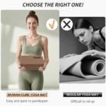 Foldable Yoga Mat 75"x31"x0.24" Portable Exercise Mat - Image 7