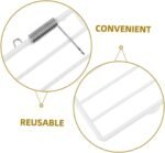 4PCS Birdcage Door Pet Replacement - Durable Plastic White Pigeon Cage Doors with Self-Closing Springs for Bird Aviaries & Pet Cages - Image 5