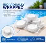 AquaShield 3” Stabilized Chlorine Pool Pucks (6KG) – Professional Grade – Long-Lasting, Slow-Dissolving Tablets – UV Protected 100% Trichloro - Image 4