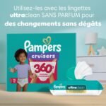 Pampers Diapers - Cruisers 360° - Size 4, up to 100% Leakproof Fit, Designed for Active Babies, Pull On Diaper, EZ Off Tabs Designed for Easy Changes, 1 Pack (Count of 108) - Image 24