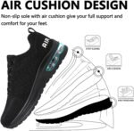 ziitop Running Shoes for Women Walking Shoes Athletic Air Cushion Tennis Shoes Ladies Non Slip Lightweight Fashion Sneakers Breathable Mesh Sport Shoes Girls Workout Casual Gym Jogging Shoes - Image 5