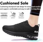 ziitop Running Shoes for Women Walking Shoes Athletic Air Cushion Tennis Shoes Ladies Non Slip Lightweight Fashion Sneakers Breathable Mesh Sport Shoes Girls Workout Casual Gym Jogging Shoes - Image 6