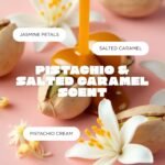 Cake Beauty Hair & Body Mist, The Finishing Touch - Infused with Vitamin E & Argan Oil - Pistachio & Salted Caramel Scent - For All Skin & Hair Types - 6.8 Fl Oz / 200 mL - Image 3