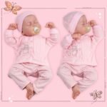 JIZHI Lifelike Reborn Baby Dolls - 18 inch Soft Body Realistic Newborn Baby Dolls American Sleeping Girl Dolls with Clothes and Toy Accessories Gift for Kids Age 3+ - Image 2