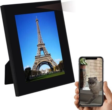 Photo Frame Camera 1080P WiFi, Motion Activated Hidden Camera Nanny Cam, Wireless Security Monitor for Home/Baby/Pet – Live Feed & Video Recording, Support iOS/Android